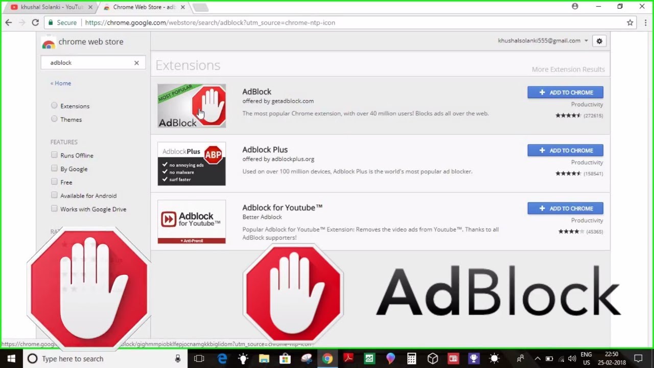 Chrome adblock How to